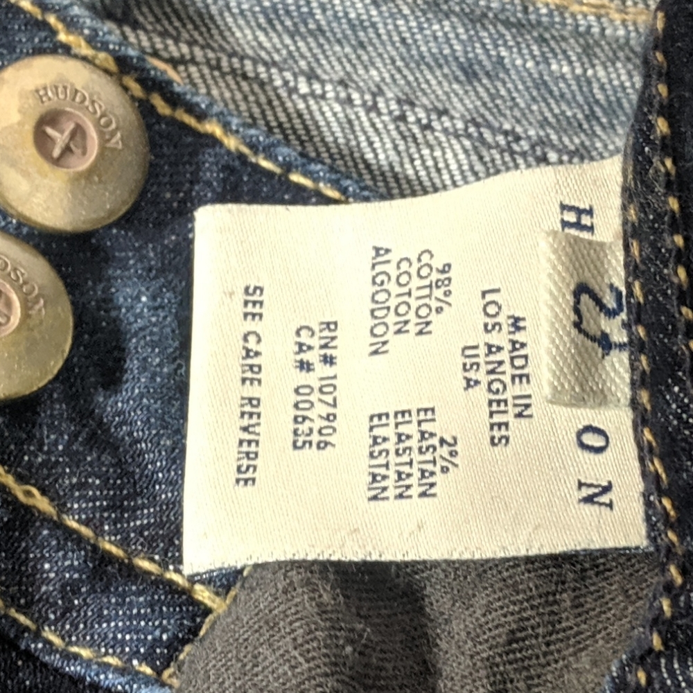 Hudson | boot cut jeans size 27 - Picture 5 of 8